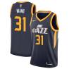Navy Georges Niang Jazz #31 Twill Basketball Jersey FREE SHIPPING