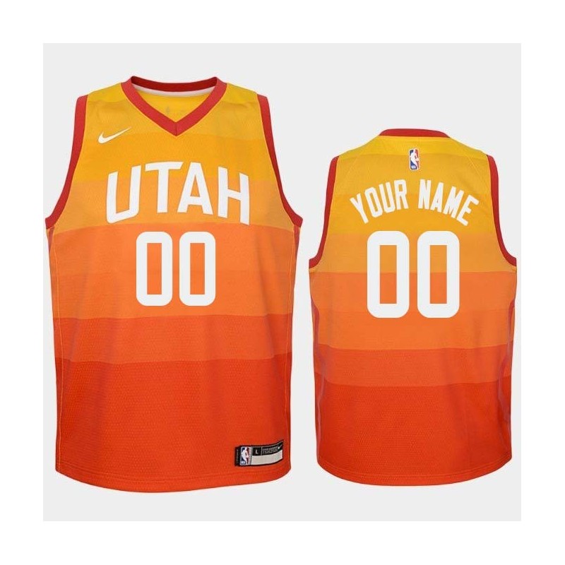 2017-18City Customized Utah Jazz Twill Basketball Jersey FREE SHIPPING