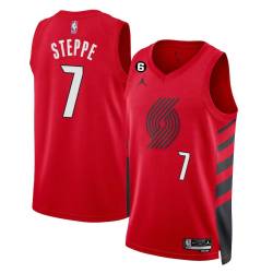 Red Brook Steppe Twill Basketball Jersey -Trail Blazers #7 Steppe Twill Jerseys, FREE SHIPPING