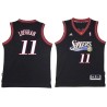 Black Throwback Don Lofgran Twill Basketball Jersey -76ers #11 Lofgran Twill Jerseys, FREE SHIPPING