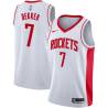 White Sam Dekker Twill Basketball Jersey -Rockets #7 Dekker Twill Jerseys, FREE SHIPPING