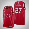 Red Classic Travis Diener Twill Basketball Jersey -Trail Blazers #27 Diener Twill Jerseys, FREE SHIPPING