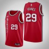 Red Classic Slavko Vranes Twill Basketball Jersey -Trail Blazers #29 Vranes Twill Jerseys, FREE SHIPPING