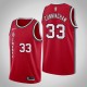 Red Classic Dante Cunningham Twill Basketball Jersey -Trail Blazers #33 Cunningham Twill Jerseys, FREE SHIPPING