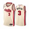 2019-20City C.J. McCollum Twill Basketball Jersey -Trail Blazers #3 McCollum Twill Jerseys, FREE SHIPPING