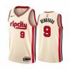 2019-20City Ruben Nembhard Twill Basketball Jersey -Trail Blazers #9 Nembhard Twill Jerseys, FREE SHIPPING