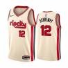 2019-20City Detlef Schrempf Twill Basketball Jersey -Trail Blazers #12 Schrempf Twill Jerseys, FREE SHIPPING