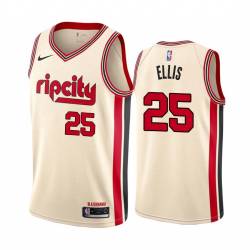 2019-20City Leroy Ellis Twill Basketball Jersey -Trail Blazers #25 Ellis Twill Jerseys, FREE SHIPPING