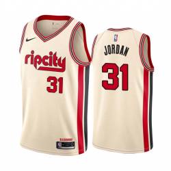 2019-20City Reggie Jordan Twill Basketball Jersey -Trail Blazers #31 Jordan Twill Jerseys, FREE SHIPPING