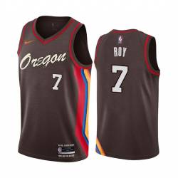 2020-21City Brandon Roy Twill Basketball Jersey -Trail Blazers #7 Roy Twill Jerseys, FREE SHIPPING