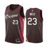 2020-21City Darius Miles Twill Basketball Jersey -Trail Blazers #23 Miles Twill Jerseys, FREE SHIPPING