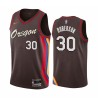 2020-21City Rick Roberson Twill Basketball Jersey -Trail Blazers #30 Roberson Twill Jerseys, FREE SHIPPING