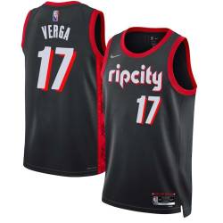 2021-22City Bob Verga Twill Basketball Jersey -Trail Blazers #17 Verga Twill Jerseys, FREE SHIPPING