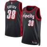 2021-22City Viktor Khryapa Twill Basketball Jersey -Trail Blazers #38 Khryapa Twill Jerseys, FREE SHIPPING