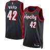 2021-22City Wally Walker Twill Basketball Jersey -Trail Blazers #42 Walker Twill Jerseys, FREE SHIPPING