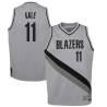 Gray_Earned Mike Gale Twill Basketball Jersey -Trail Blazers #11 Gale Twill Jerseys, FREE SHIPPING