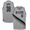 Gray_Earned Sam Bowie Twill Basketball Jersey -Trail Blazers #30 Bowie Twill Jerseys, FREE SHIPPING