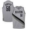 Gray_Earned Tom Scheffler Twill Basketball Jersey -Trail Blazers #50 Scheffler Twill Jerseys, FREE SHIPPING