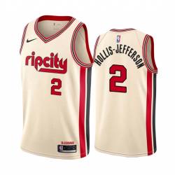 2019-20City Rondae Hollis-Jefferson Trail Blazers #2 Twill Basketball Jersey FREE SHIPPING