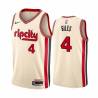 2019-20City Harry Giles Trail Blazers #4 Twill Basketball Jersey FREE SHIPPING