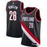 Black Justise Winslow Trail Blazers #26 Twill Basketball Jersey FREE SHIPPING