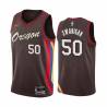 2020-21City Caleb Swanigan Trail Blazers #50 Twill Basketball Jersey FREE SHIPPING