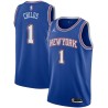 Blue2 Chris Childs Twill Basketball Jersey -Knicks #1 Childs Twill Jerseys, FREE SHIPPING