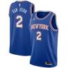 Blue2 Keith Van Horn Twill Basketball Jersey -Knicks #2 Van Horn Twill Jerseys, FREE SHIPPING