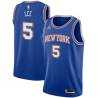 Blue2 Courtney Lee Twill Basketball Jersey -Knicks #5 Lee Twill Jerseys, FREE SHIPPING