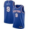 Blue2 Bob Duffy Twill Basketball Jersey -Knicks #9 Duffy Twill Jerseys, FREE SHIPPING