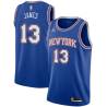 Blue2 Jerome James Twill Basketball Jersey -Knicks #13 James Twill Jerseys, FREE SHIPPING