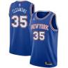 Blue2 Jim Cleamons Twill Basketball Jersey -Knicks #35 Cleamons Twill Jerseys, FREE SHIPPING