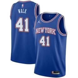 Blue2 Neal Walk Twill Basketball Jersey -Knicks #41 Walk Twill Jerseys, FREE SHIPPING