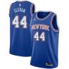 Blue2 Jawann Oldham Twill Basketball Jersey -Knicks #44 Oldham Twill Jerseys, FREE SHIPPING