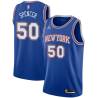 Blue2 Felton Spencer Twill Basketball Jersey -Knicks #50 Spencer Twill Jerseys, FREE SHIPPING