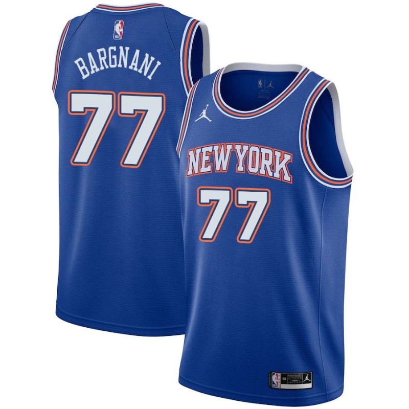 Blue2 Andrea Bargnani Twill Basketball Jersey -Knicks #77 Bargnani Twill Jerseys, FREE SHIPPING