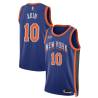 23-24City Henry Akin Twill Basketball Jersey -Knicks #10 Akin Twill Jerseys, FREE SHIPPING