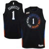 2020-21City Ken Bannister Twill Basketball Jersey -Knicks #1 Bannister Twill Jerseys, FREE SHIPPING