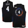 2020-21City Howard Eisley Twill Basketball Jersey -Knicks #4 Eisley Twill Jerseys, FREE SHIPPING