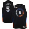 2020-21City Henry Walker Twill Basketball Jersey -Knicks #5 Walker Twill Jerseys, FREE SHIPPING