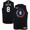 2020-21City Lonnie Shelton Twill Basketball Jersey -Knicks #8 Shelton Twill Jerseys, FREE SHIPPING