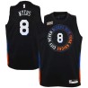 2020-21City Pete Myers Twill Basketball Jersey -Knicks #8 Myers Twill Jerseys, FREE SHIPPING