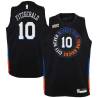 2020-21City Bob Fitzgerald Twill Basketball Jersey -Knicks #10 Fitzgerald Twill Jerseys, FREE SHIPPING