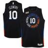 2020-21City Barry Clemens Twill Basketball Jersey -Knicks #10 Clemens Twill Jerseys, FREE SHIPPING