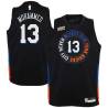 2020-21City Nazr Mohammed Twill Basketball Jersey -Knicks #13 Mohammed Twill Jerseys, FREE SHIPPING