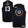 2020-21City Malik Rose Twill Basketball Jersey -Knicks #13 Rose Twill Jerseys, FREE SHIPPING