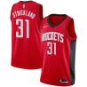 Red Rod Strickland Twill Basketball Jersey -Rockets #31 Strickland Twill Jerseys, FREE SHIPPING