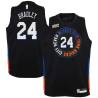 2020-21City Bill Bradley Twill Basketball Jersey -Knicks #24 Bradley Twill Jerseys, FREE SHIPPING