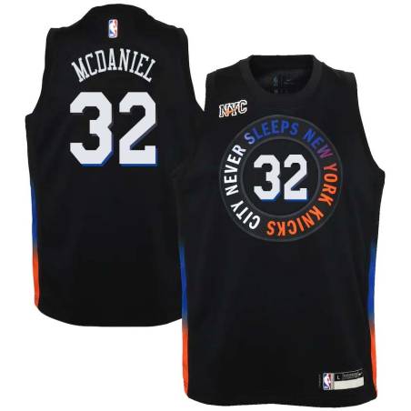 2020-21City Xavier McDaniel Twill Basketball Jersey -Knicks #32 McDaniel Twill Jerseys, FREE SHIPPING