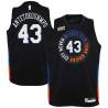 2020-21City Thanasis Antetokounmpo Twill Basketball Jersey -Knicks #43 Antetokounmpo Twill Jerseys, FREE SHIPPING